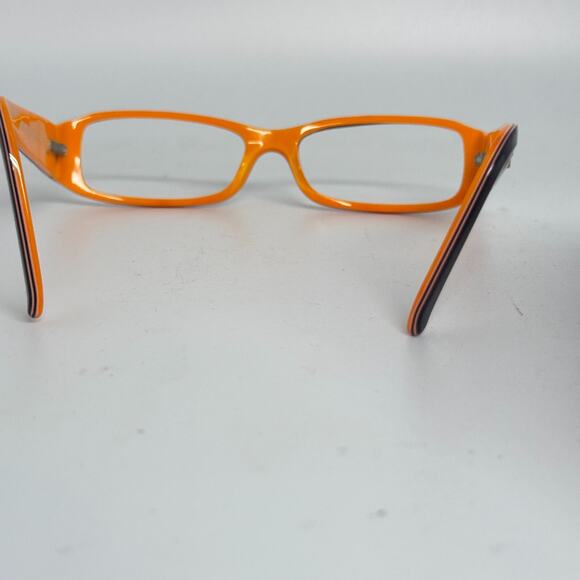 Versace MOD 8071 707 Sunglass FRAMES ONLY Black Orange full Rim H17012‎ main image 4